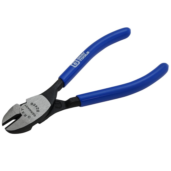 Gray Tools 5-3/4" Heavy Duty Side Cutting Pliers, With Vinyl Grips, 3/4" Jaw B245B - main